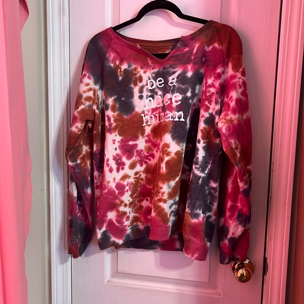 “Be a nice human” sweatshirt